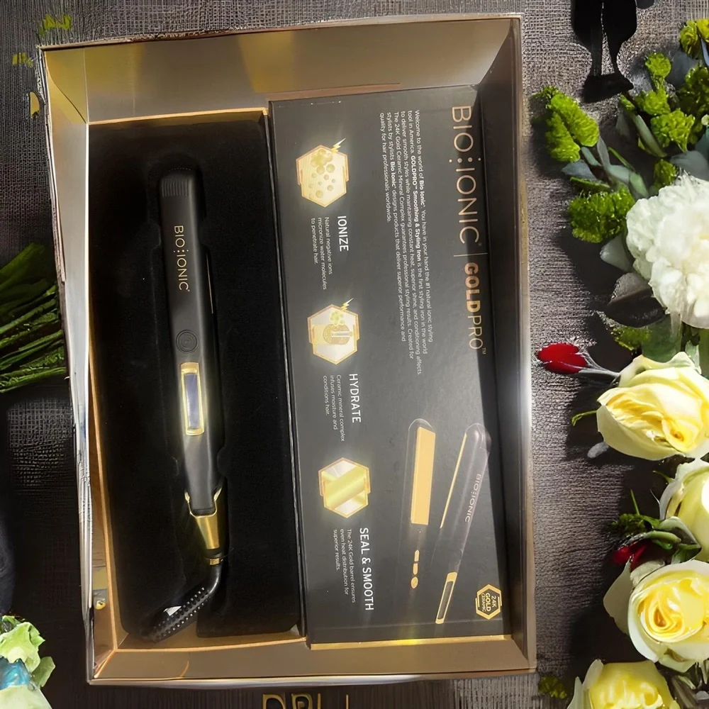 Bio Ionic GoldPro Styling Flat Iron - 1”